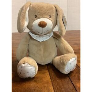Bass Pro Shops Baby Brown Puppy Dog Plush Stuffed Animal 15” Star Paws Lovey